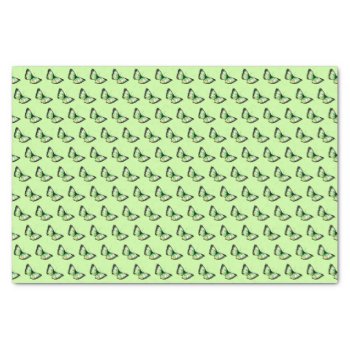 "harlequin" (green Butterfly) Tissue Paper by Lily_and_Lyla at Zazzle