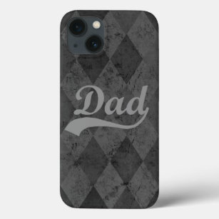 Harlequin Grey Shades Dad Father's Day iPhone 13 Case
