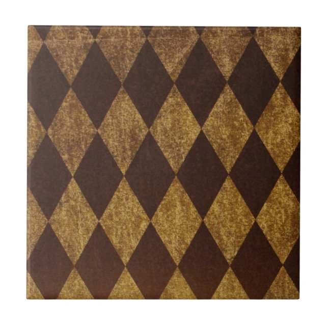 Harlequin Grunge Ceramic Tile (Front)