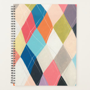 Harlequin Hopscotch - Argyle Pattern Planner