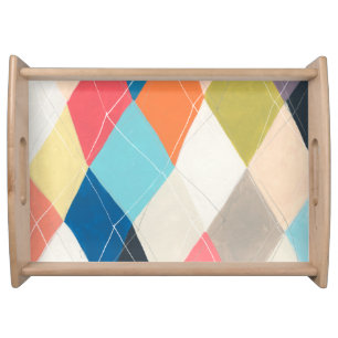 Harlequin Hopscotch - Argyle Pattern Serving Tray