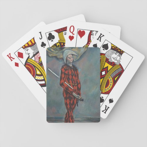 Harlequin Joker by Paul Czanne Poker Cards