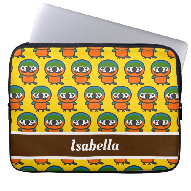 Harlequin Macaw Laptop Sleeve (Front)