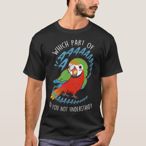 Harlequin Macaw Parrot Aaaa T_Shirt