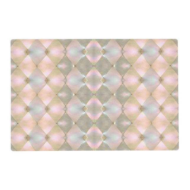 Harlequin Mother of Pearl Placemat (Front)