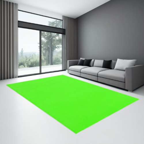 Harlequin Neon Green Solid Color Rug