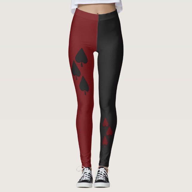 Harlequin of Spades Leggings (Front)