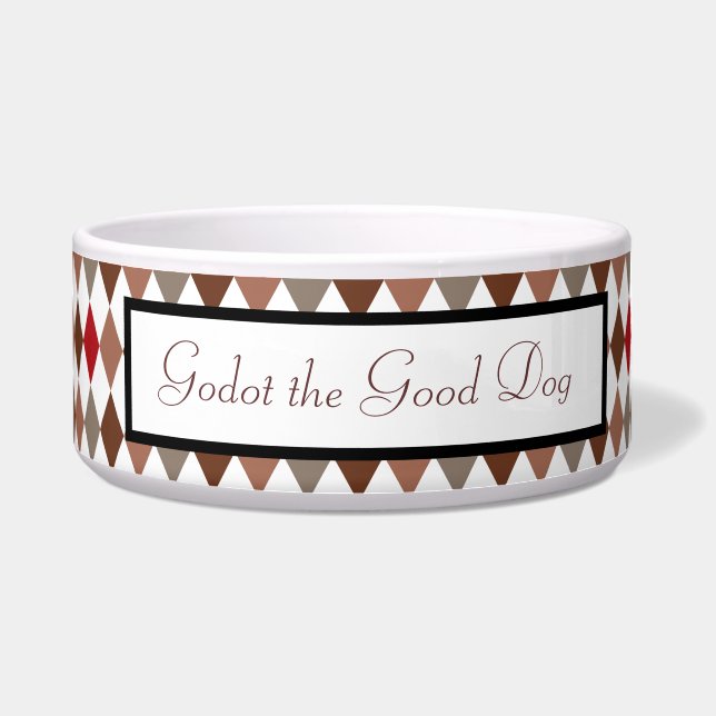 Harlequin Pattern Bowl (Front)