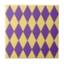 Harlequin Pattern Ceramic Tiles | Zazzle