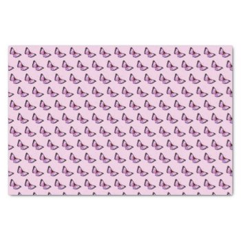 "harlequin" (pink Butterfly) Tissue Paper by Lily_and_Lyla at Zazzle