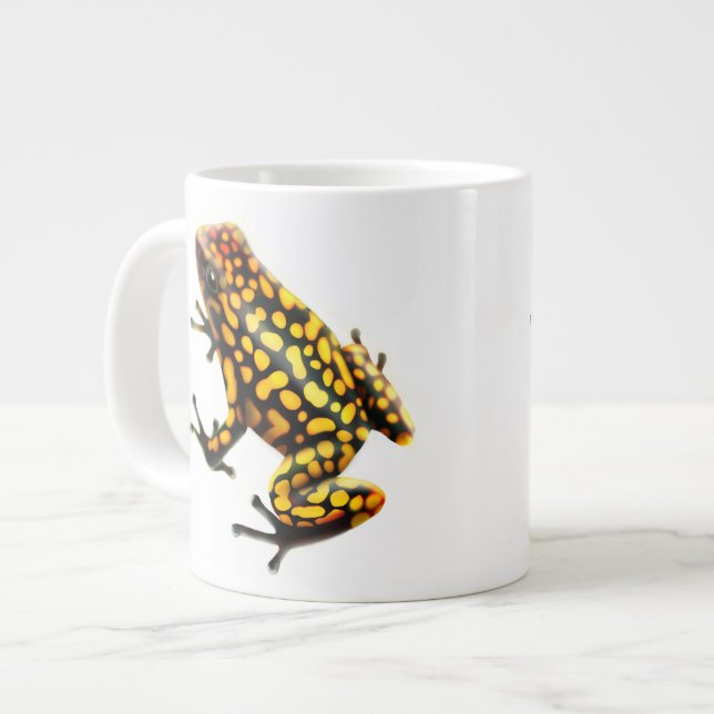 Harlequin Poison Dart Frog Jumbo Mug (Front Left)