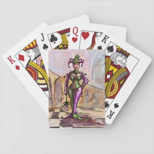 Harlequin Poker Cards