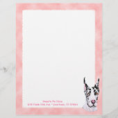 Harlequin Pup Pink Check (Front)