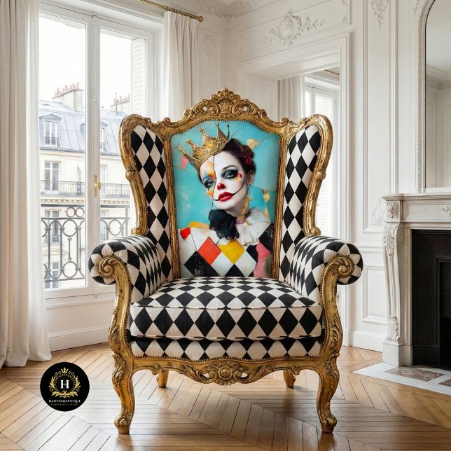 Harlequin Queen Abstract Decoupage Tissue Paper (Creator Uploaded)