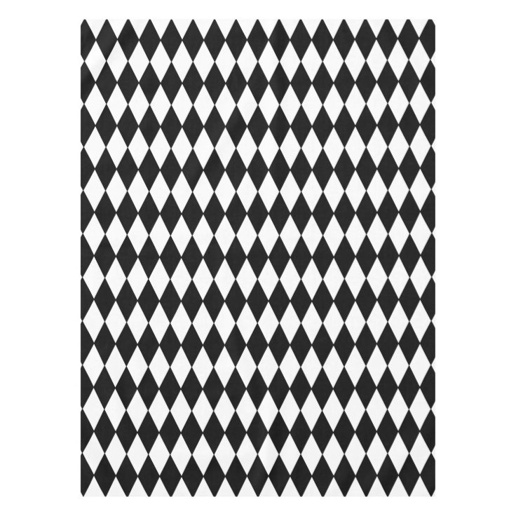 Harlequin Table cloth Zazzle