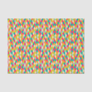 Harlequin vintage pattern tissue paper