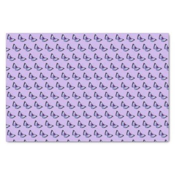 "harlequin" (violet Butterfly) Tissue Paper by Lily_and_Lyla at Zazzle