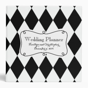 Harlequin Wedding Planner 3 Ring Binder