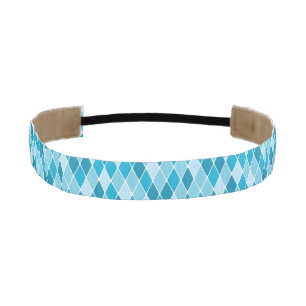 Harlequin winter pattern athletic headband