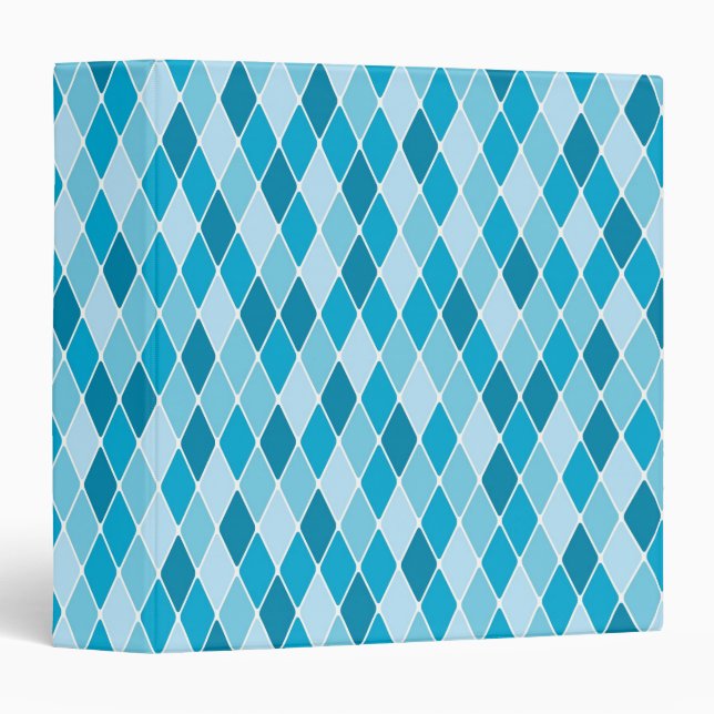 Harlequin winter pattern binder (Front/Spine)