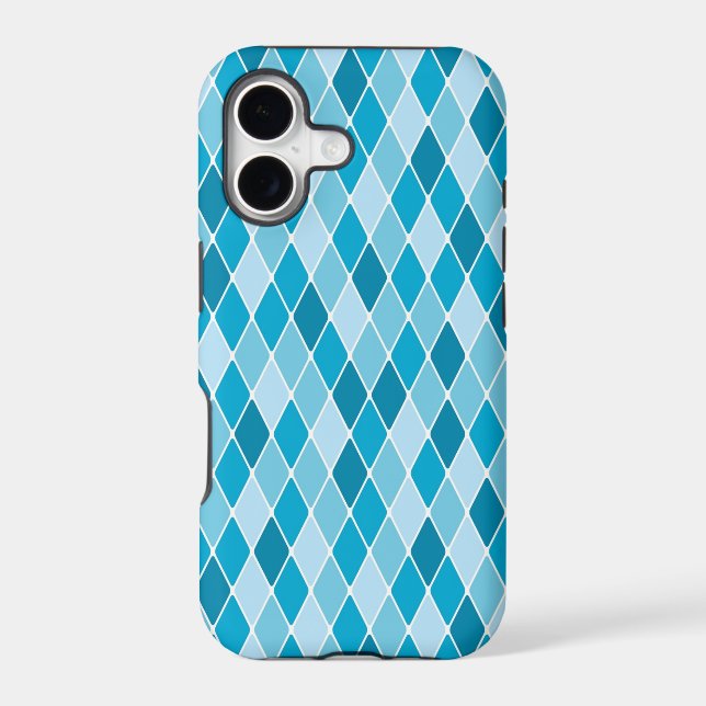 Harlequin winter pattern iphone case (Back)