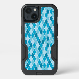 Harlequin winter pattern iPhone 13 case