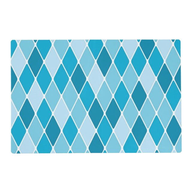 Harlequin winter pattern placemat (Front)