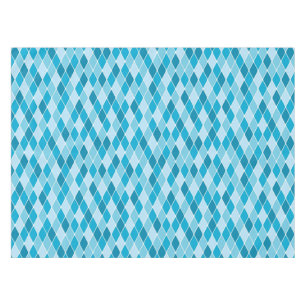 Harlequin winter pattern tablecloth