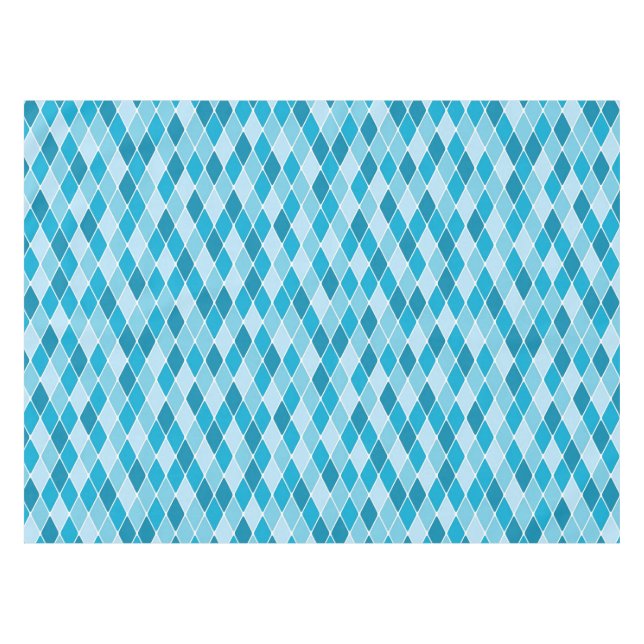 Harlequin winter pattern tablecloth (Front (Horizontal))