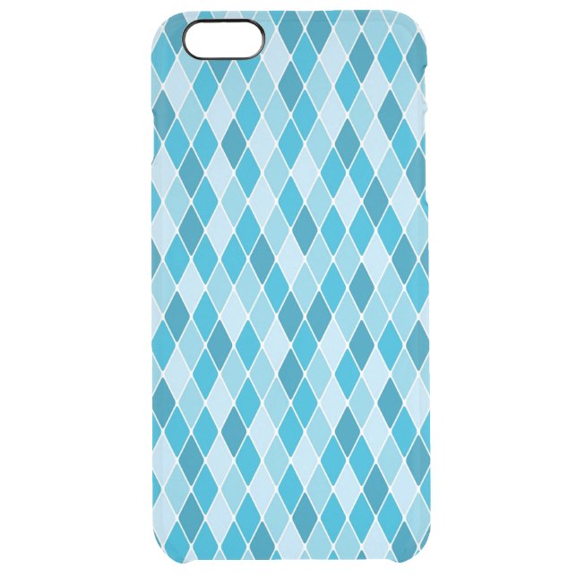Harlequin winter pattern uncommon iPhone case (Back)