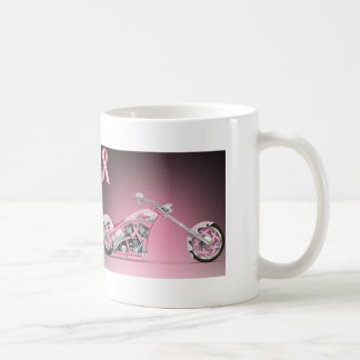 Harley Bike Pink Ribbon Breast Cancer Coffee Mug