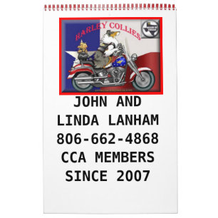 Harley Collies Calendar