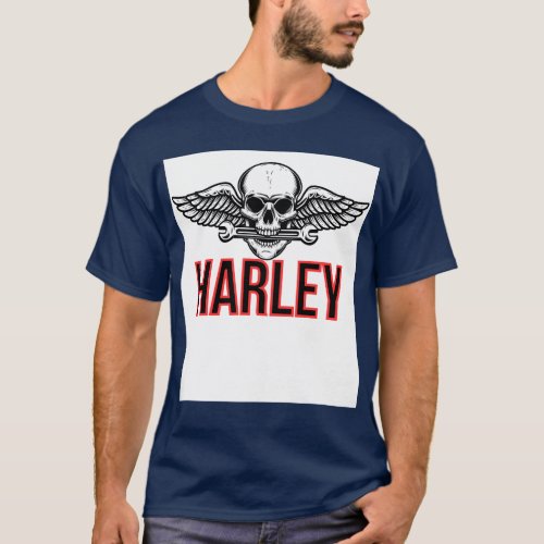 Harley Cranium Mechanic T_Shirt