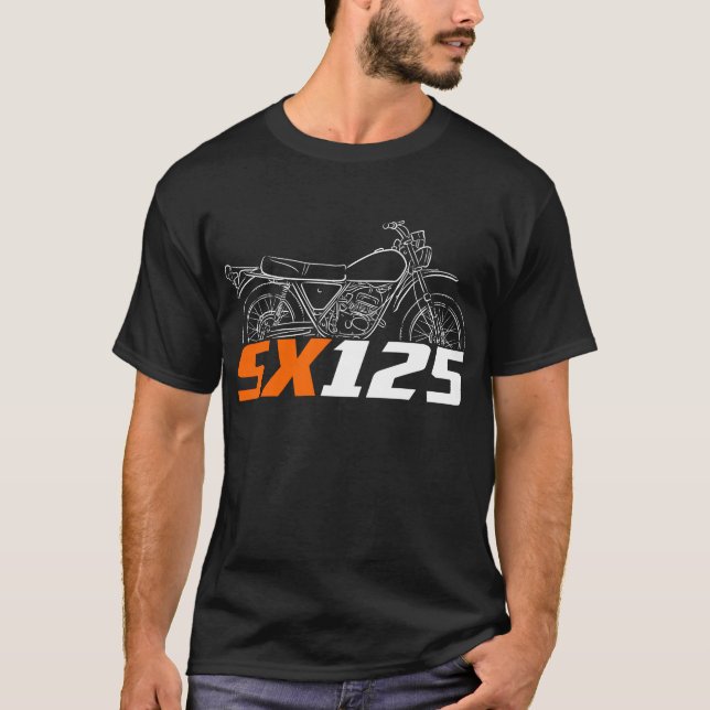 Harley-Davidson SX 125 1974-1975 T-Shirt (Front)