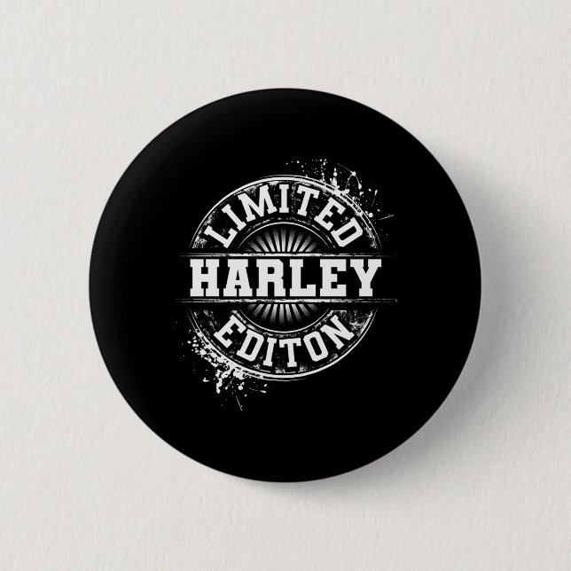 Harley Lied Edition Funny Personalized Name Joke Button (Front)