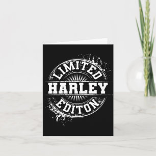 Harley Lied Edition Funny Personalized Name Joke Card