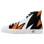 Harley - men’s hi-top tennis shoe (Left Shoe Outside)
