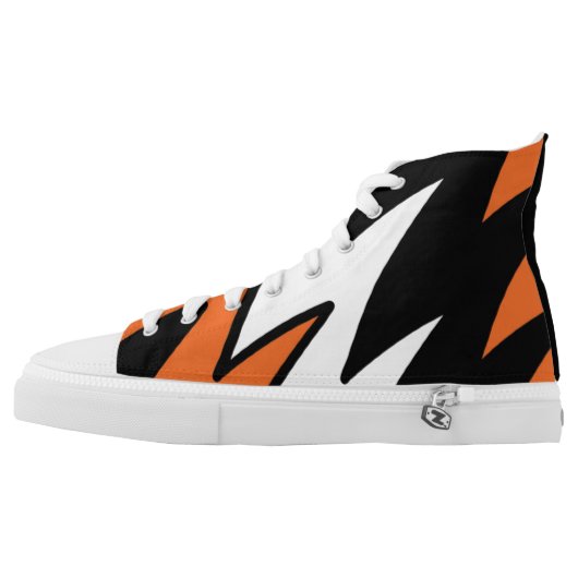 Harley - men’s hi-top tennis shoe (Left Shoe Outside)