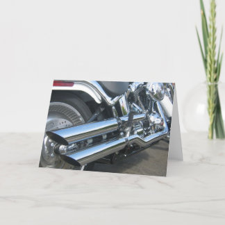 Harley Motorcycle Card