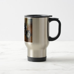 Harley motorcycle travel mug