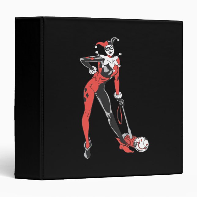 Harley Quinn 2 3 Ring Binder (Front/Spine)