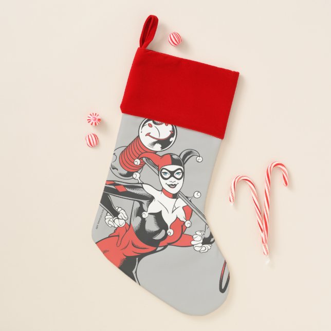 Harley Quinn 4 Christmas Stocking (Front)