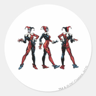 Harley Quinn - All Sides Classic Round Sticker