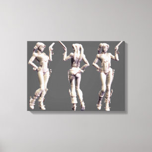 Harley Quinn Alternate 2 Canvas Print