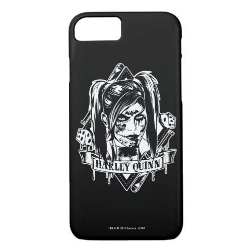 Harley Quinn Badge iPhone 87 Case