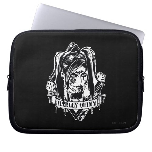 Harley Quinn Badge Laptop Sleeve