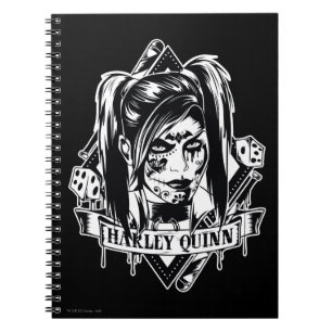 Harley Quinn Badge Notebook