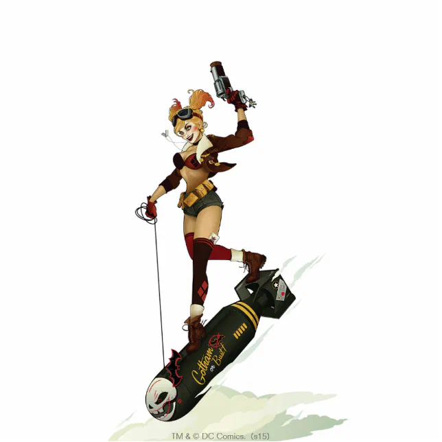 harley quinn pin up statue