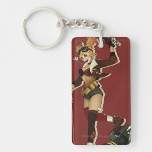 Harley Quinn Bombshells Pinup Keychain