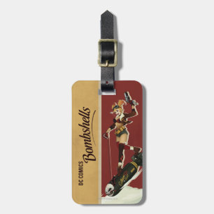 Harley Quinn Bombshells Pinup Luggage Tag